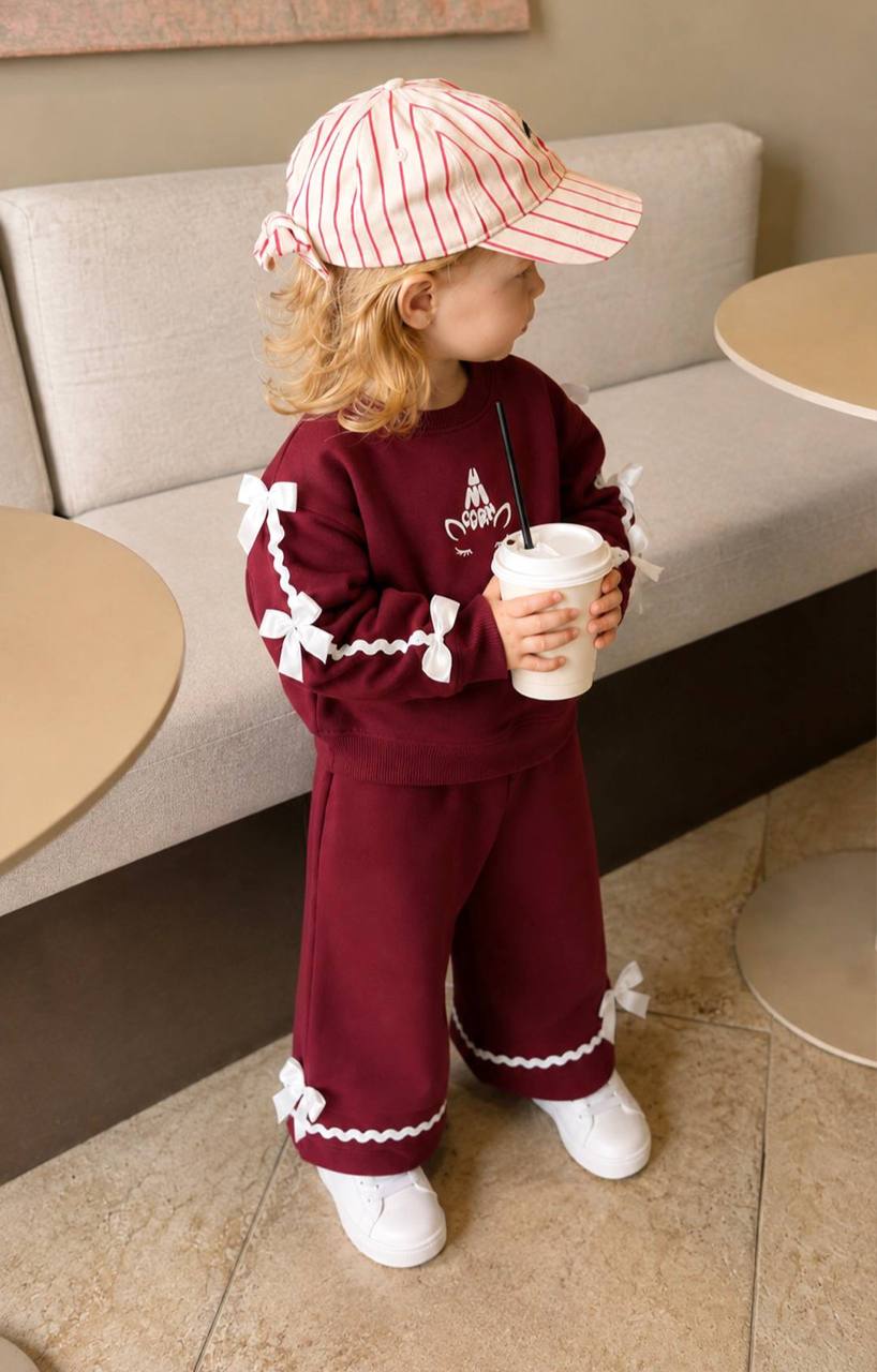 Unicorn Kids Unicorn Bordo Tracksuit wholesale Girls