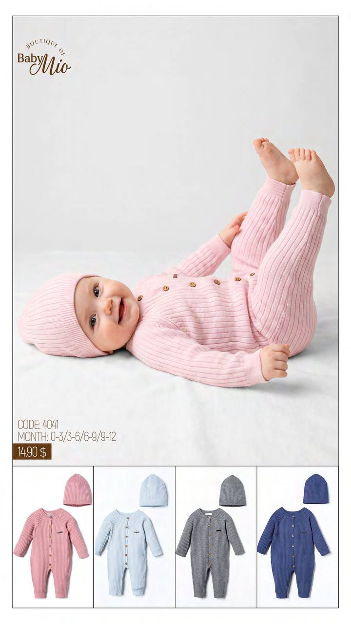 Baby Mio 4041 · Bleu clair — Nouveau-né en gros