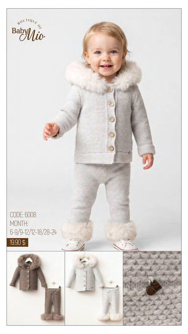 Baby Mio 6008 · Gris — Nouveau-né en gros